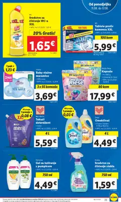 Pregled letka Katalog trgovine Lidl vrijedi od 11.08.2025 | Stranica: 23