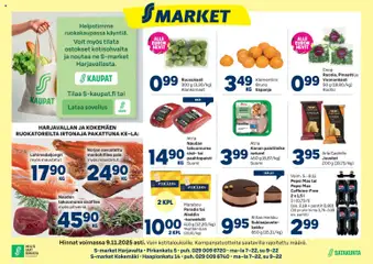 Kaupan S-market Harjavalta esikatselu, voimassa 05/11/2025