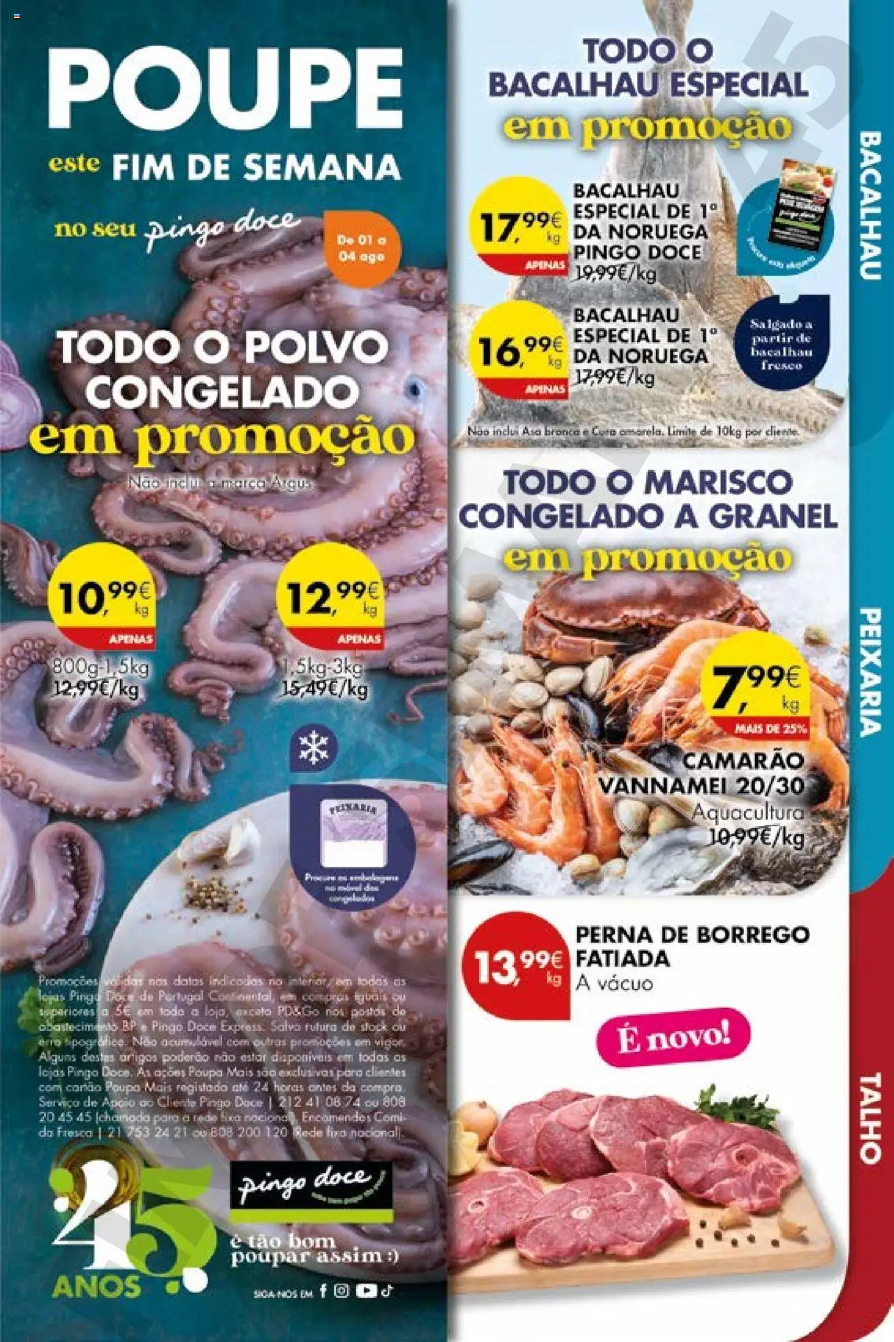 Pingo Doce Folheto de 01/08/2025 - catálogo esta semana - página 1
