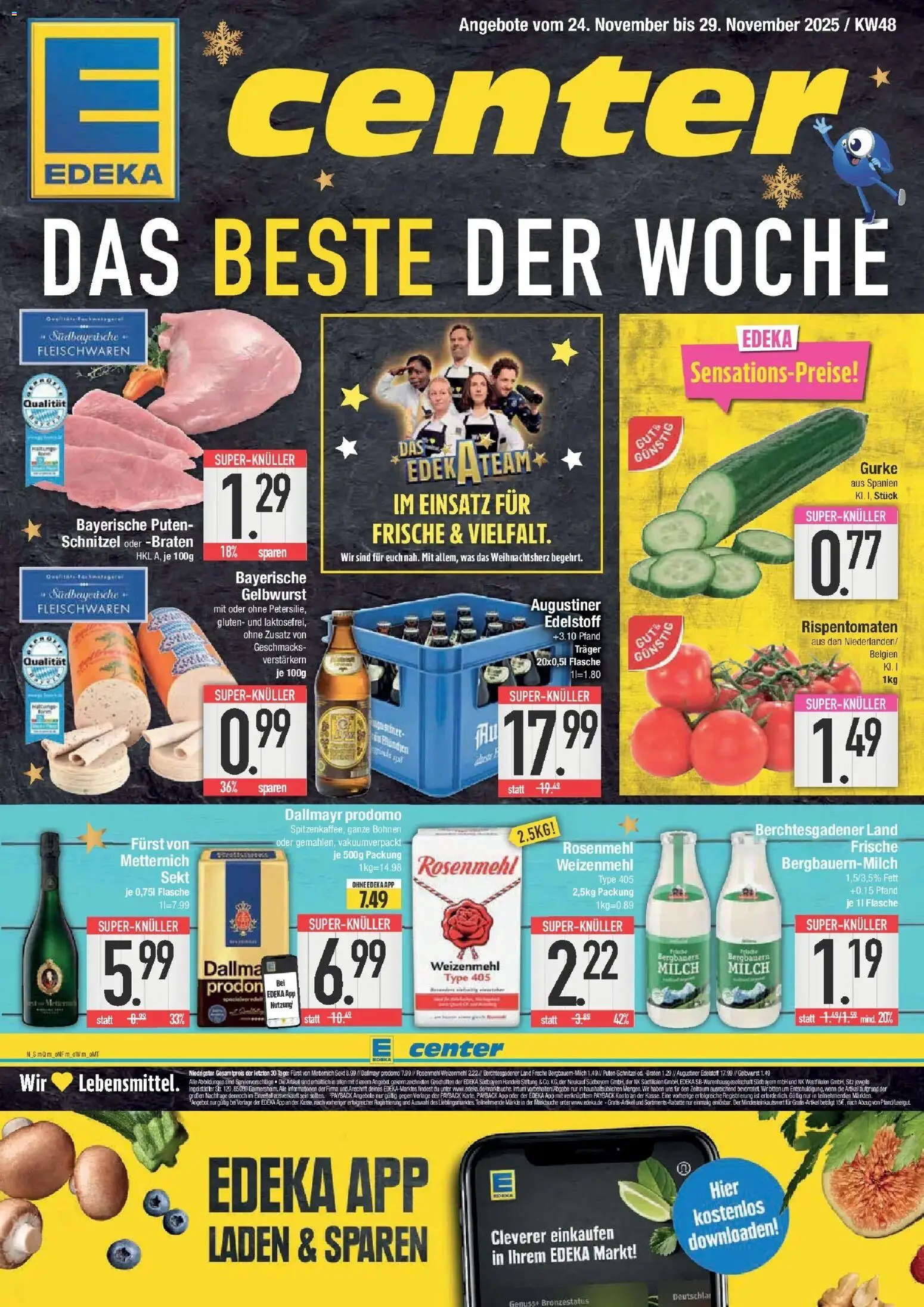 Vorschau von dem Prospekt des Geschäftes Edeka, gültig ab dem 23.11.2025