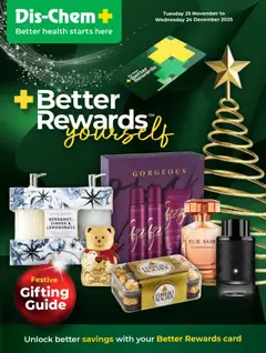 Preview of Dis-Chem flyer valid from 25/11/2025