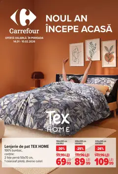 Previzualizarea de cataloage: Carrefour Catalog - Noul An Începe Acasă valabil de la 14.01.2026