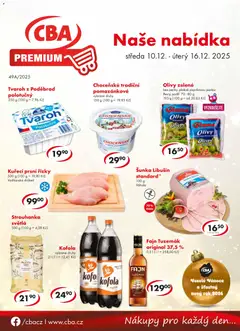 Náhled nabídky: CBA Leták - Premium platný od 10.12.2025