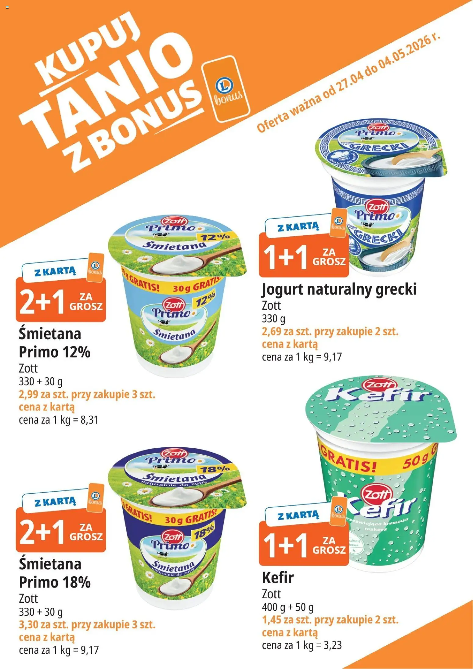 Pogląd gazetki "E.Leclerc gazetka - Radom kupony dodatkowe" ze sklepu E.Leclerc ważnej od 27.04.2026