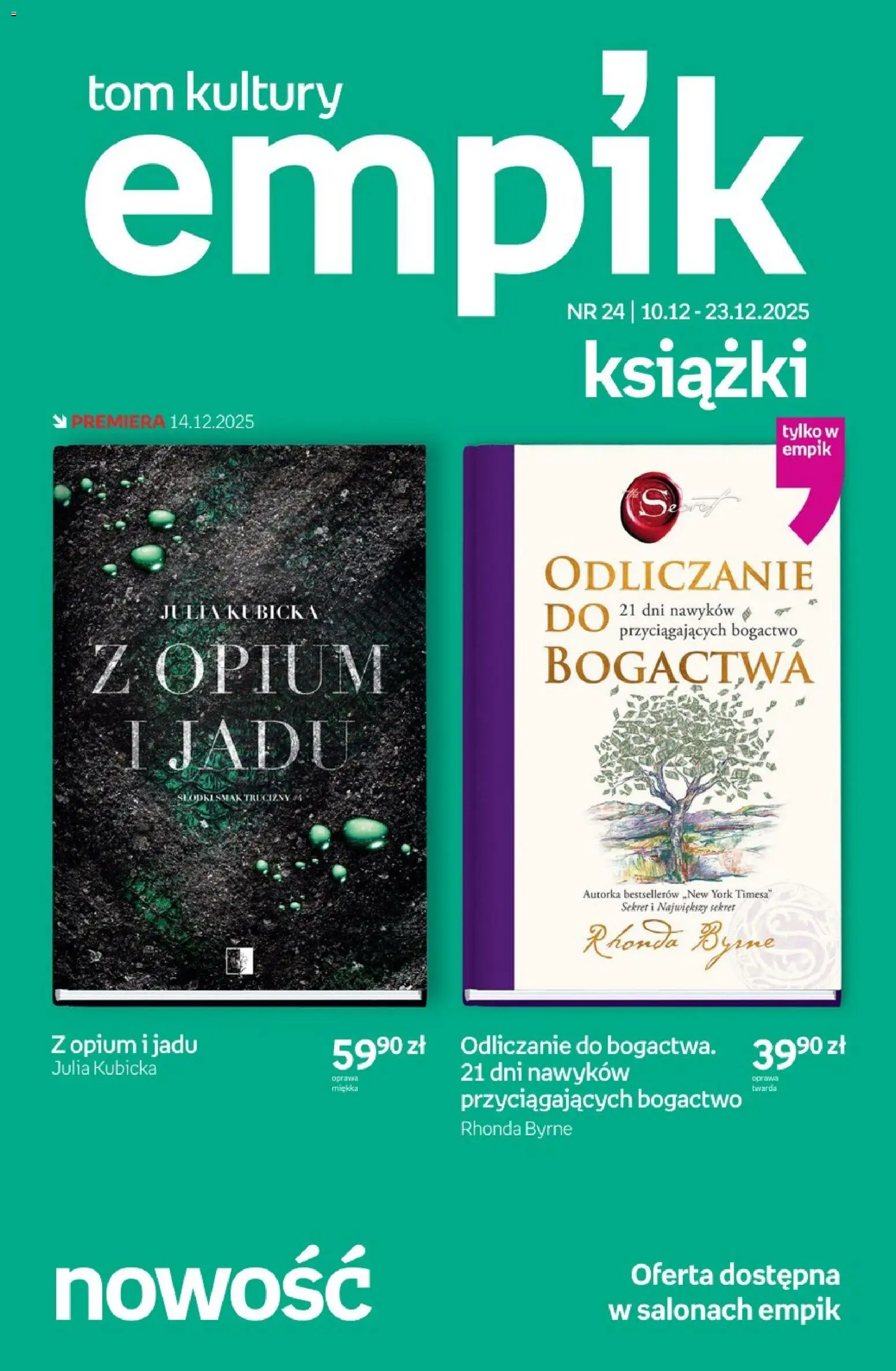 Pogląd gazetki "Tom kultury - Książki" ze sklepu Empik ważnej od 10.12.2025 - Książki