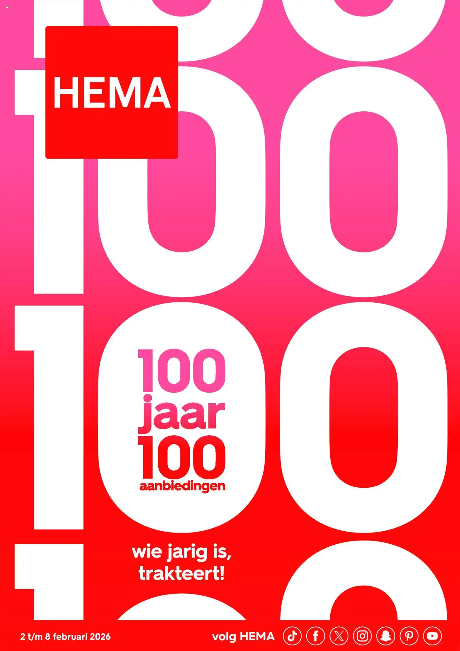 Voorbeeld van Folder / Publicité van winkel Hema geldig vanaf 02/02/2026