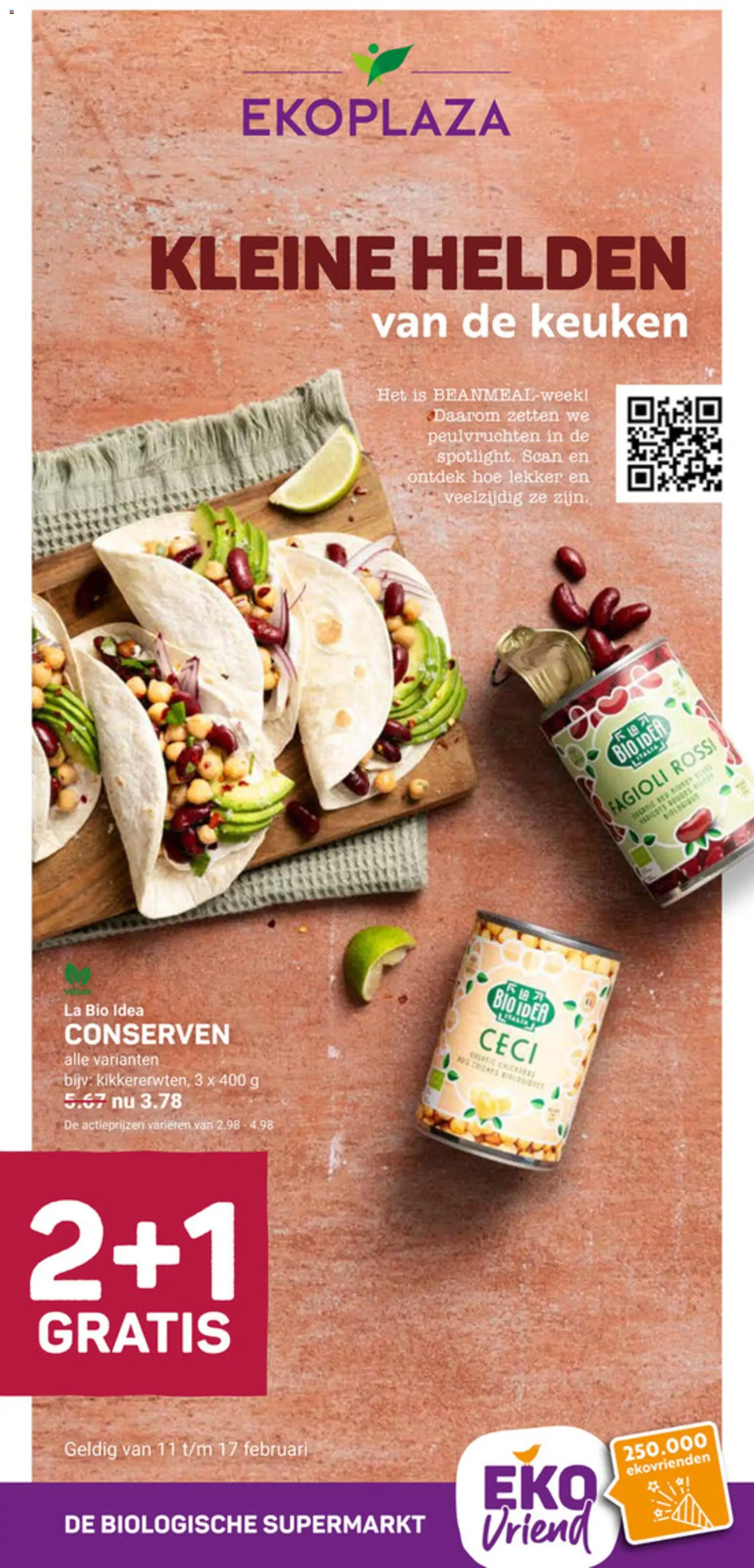Voorbeeld van Folder week 7 van winkel Ekoplaza geldig vanaf 11-02-2026