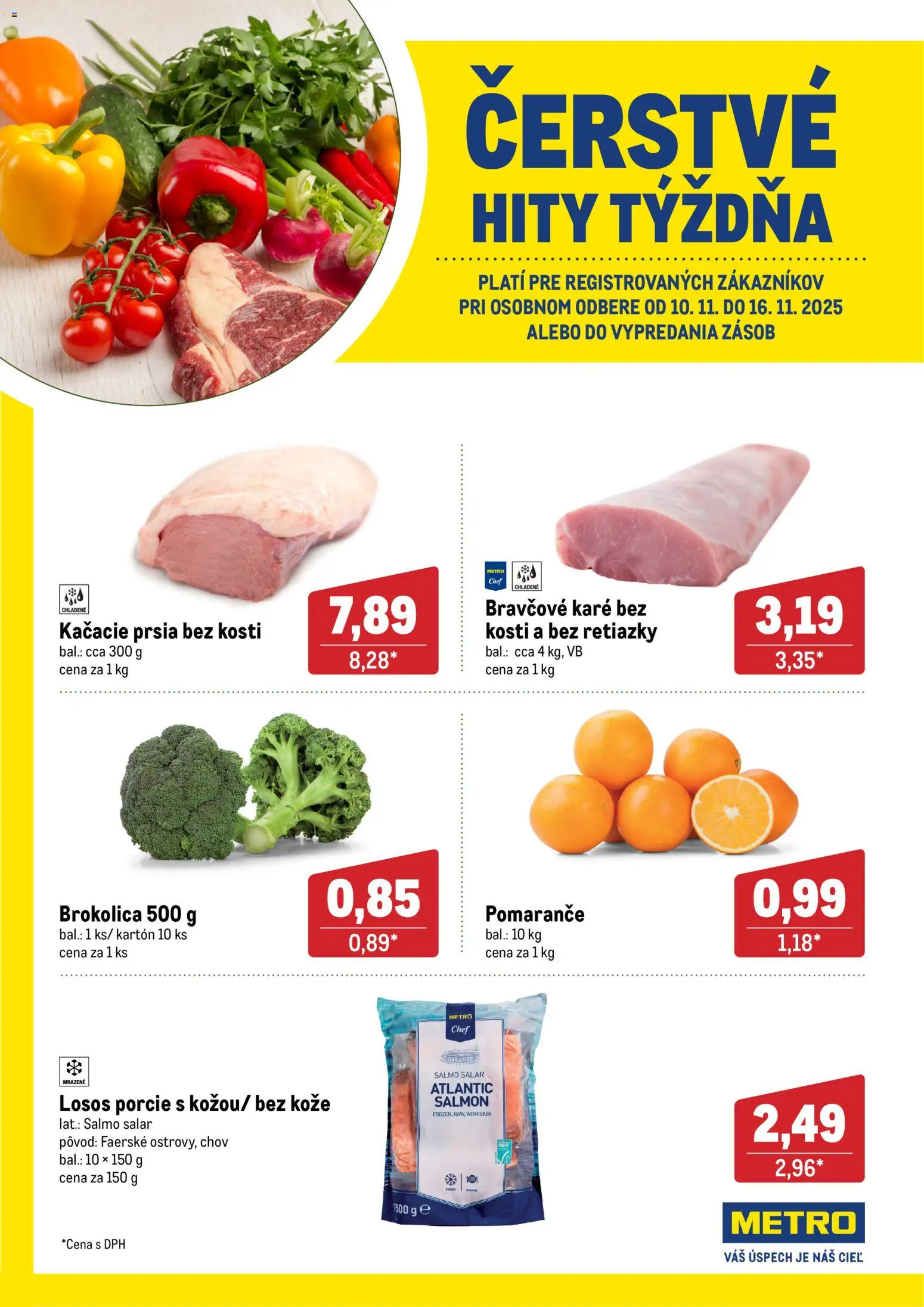 Náhľad Metro letáku platného od 10.11.2025