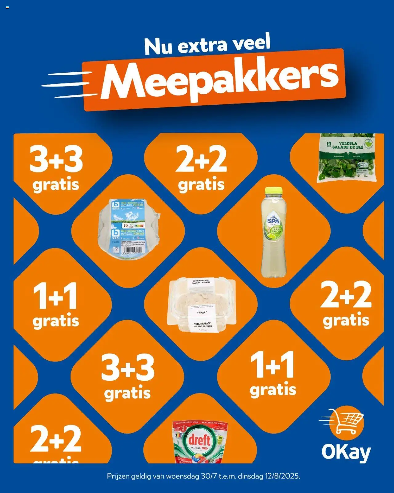 OKay shop Folder geldig vanaf 30/07/2025 - Paginanummer 1
