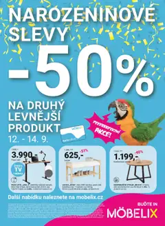 Náhled nabídky: Möbelix Leták platný od 09.09.2025