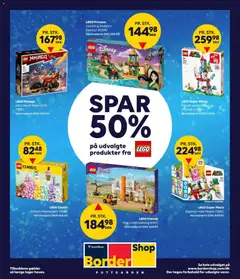 Eksempel på tilbudsavis Spar 50% på udvalgte produkter fra LEGO fra butik Bordershop gyldig fra 28/10/2025
