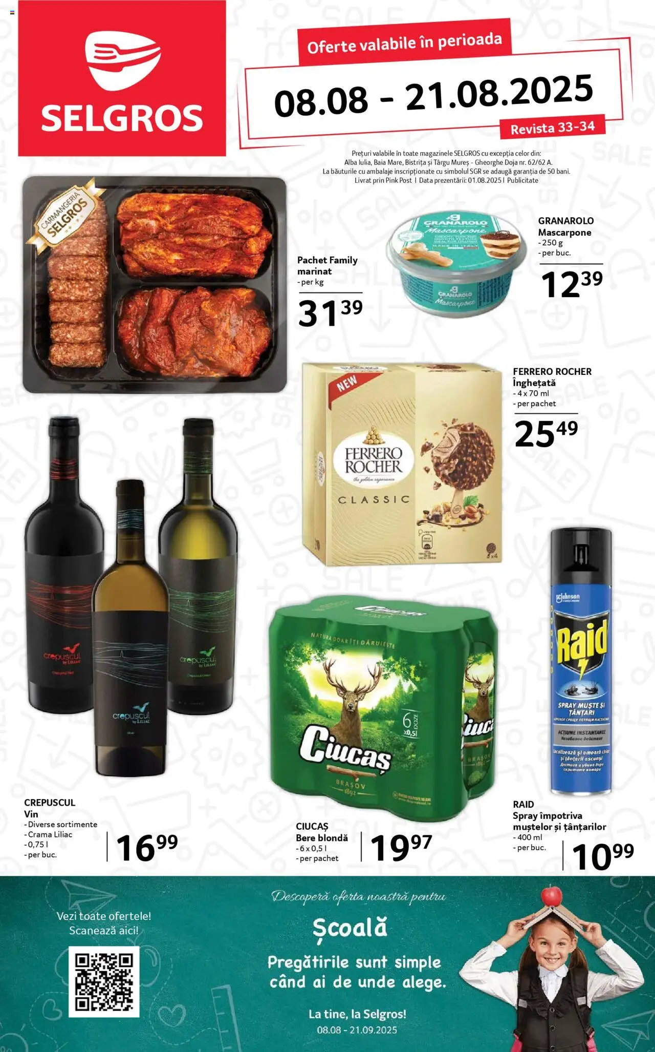 Selgros Catalog Food (08.08.2025) > Oferte, revista