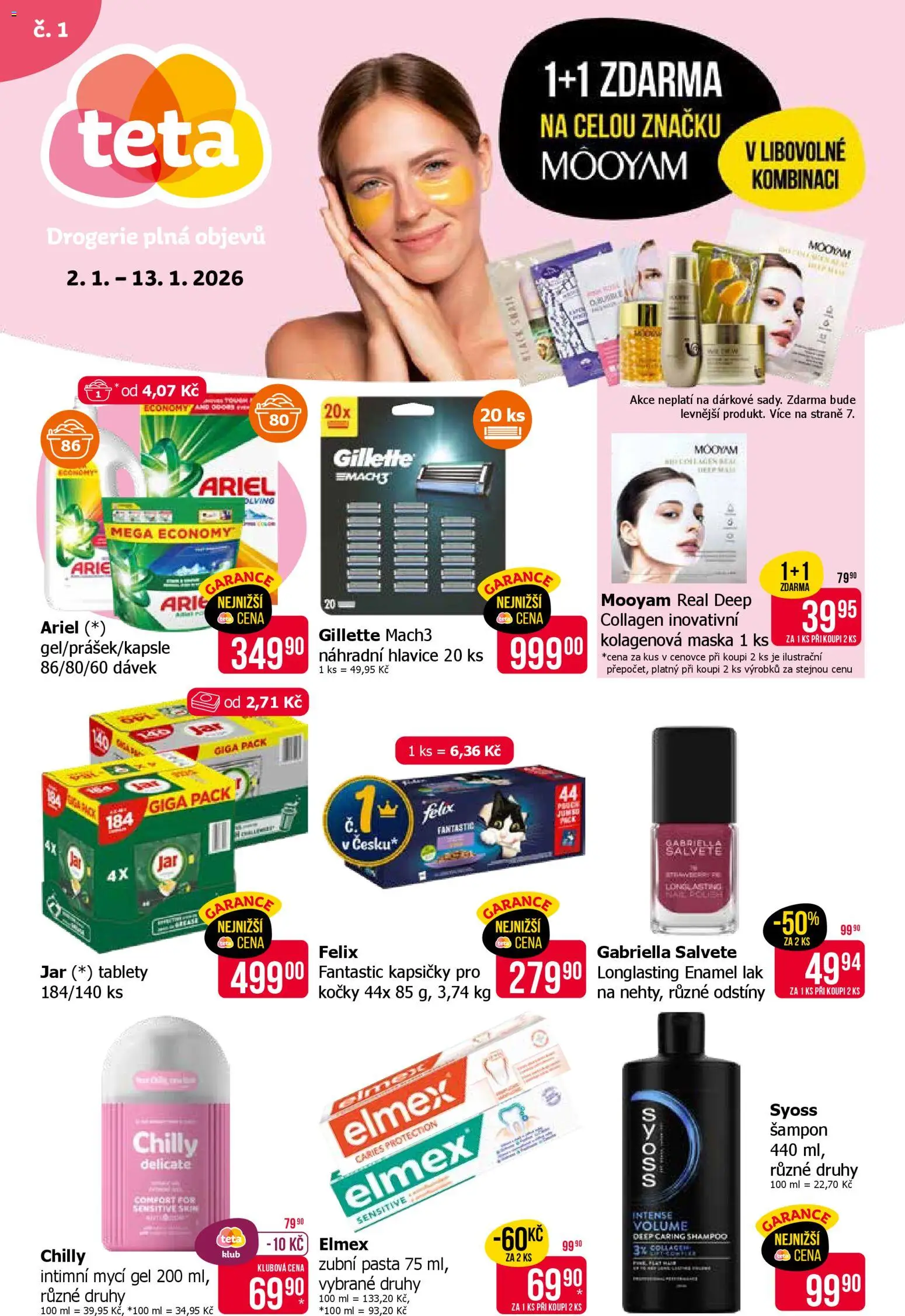 Náhled nabídky: TETA Drogerie Leták platný od 02.01.2026