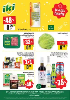 IKI parduotuvės leidinio Specialūs pasiūlymai IKI parduotuvės klientams galiojančio nuo 2025.11.17 peržiūra