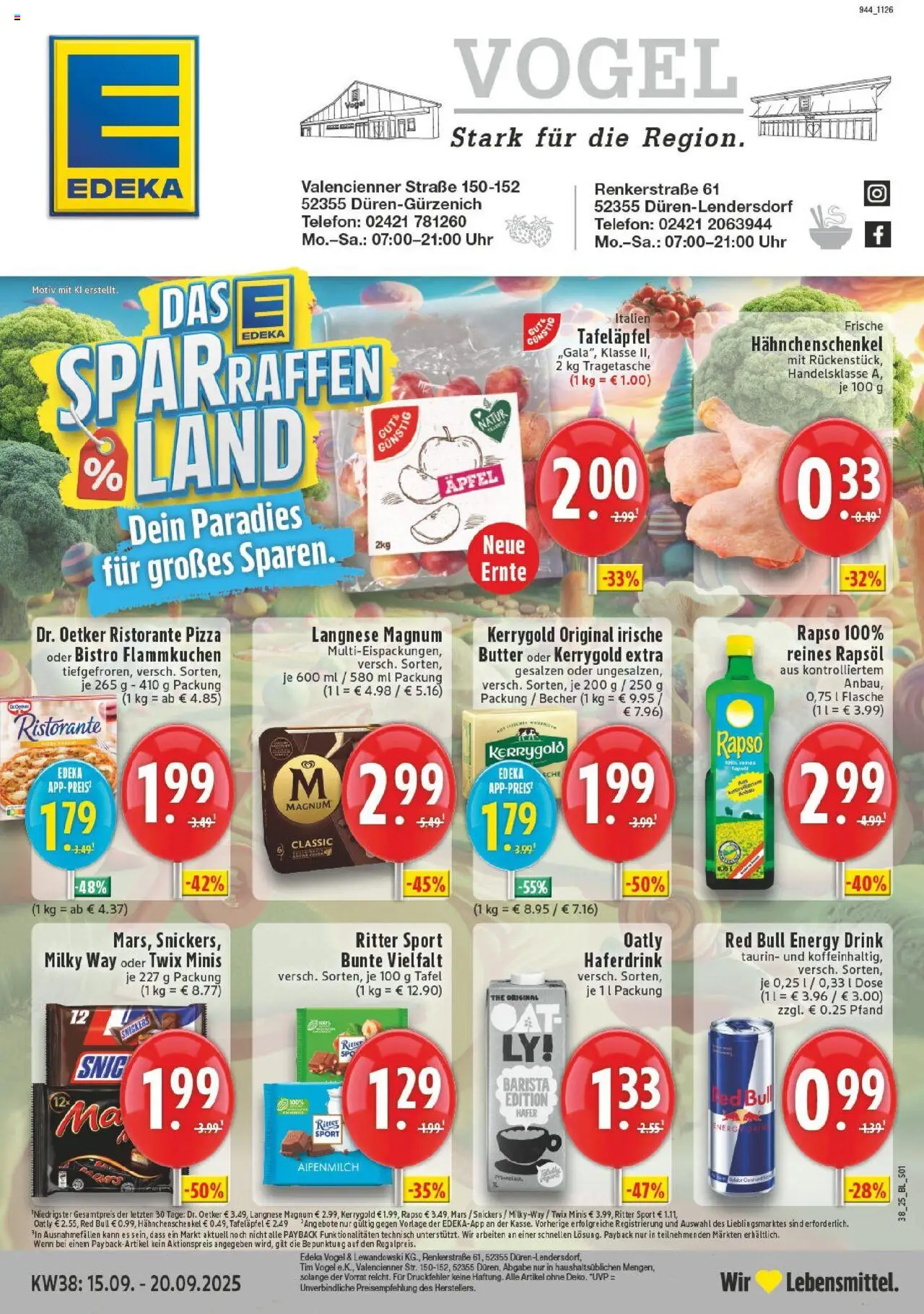 EDEKA Prospekt ab 14.09.2025 - Prospekt Düren Online