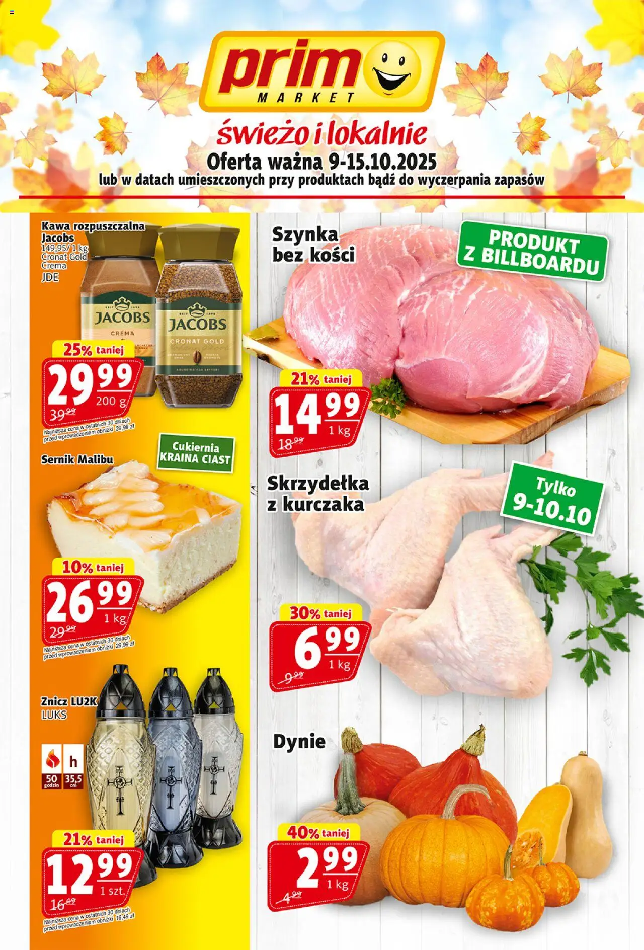 Prim Market Gazetka od 09.10.2025 - Nowa Gazetka - Numer strony 1