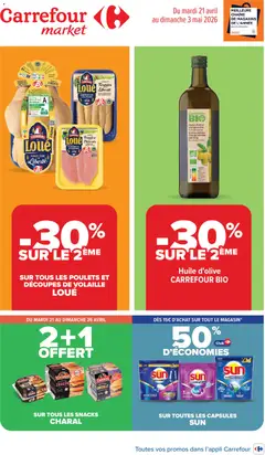 Prévisualisation de Carrefour Market catalogue du magasin Carrefour Market formulaire valide 21/04/2026