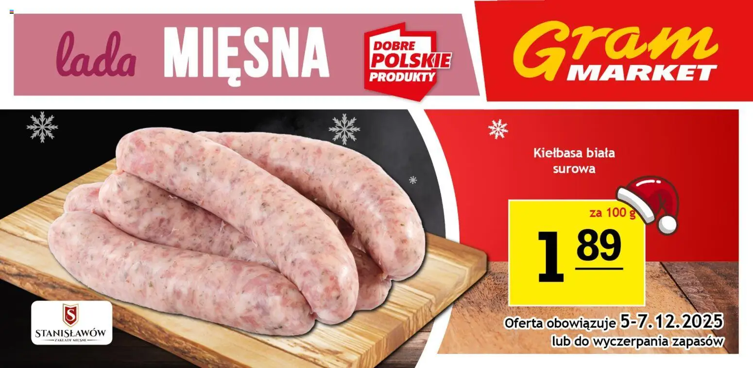 Pogląd gazetki "Lada Mięsna" ze sklepu Gram Market ważnej od 03.12.2025