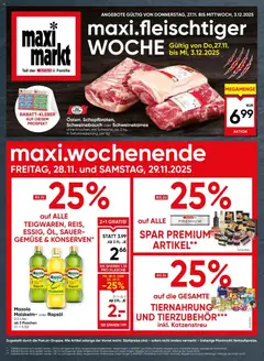Vorschau der Angebote: Maximarkt Vöcklabruck, Wels gültig ab 27.11.2025