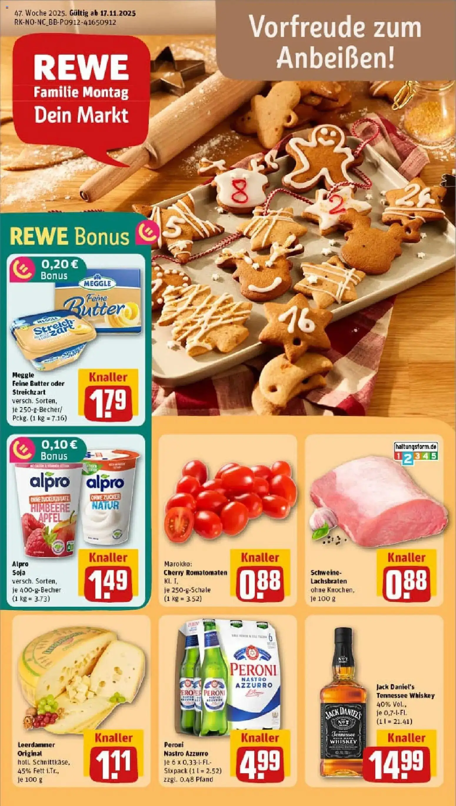 Vorschau von dem Prospekt des Geschäftes Rewe, gültig ab dem 17.11.2025