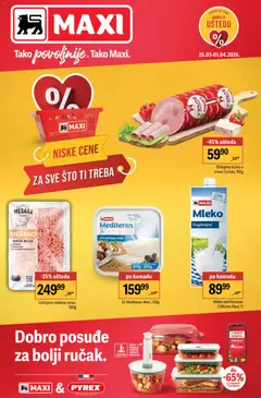 Pregled Maxi kataloga - važi od 26.03.2026