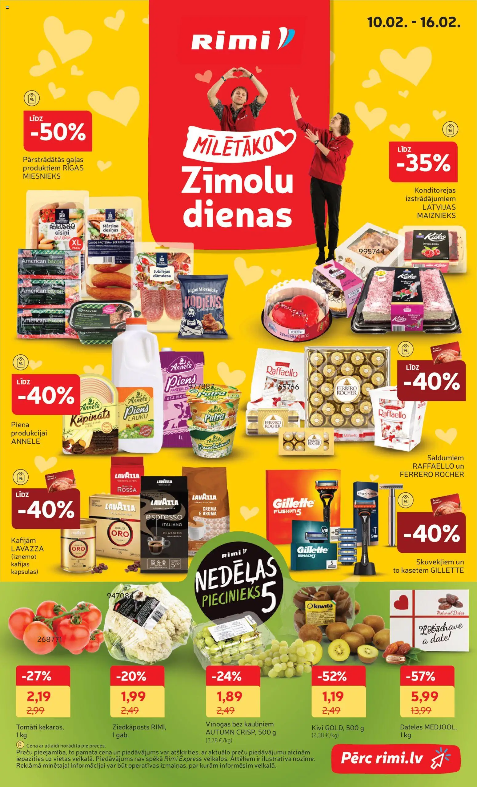 Skatīt Rimi akciju bukletu, derīgs no 10.02.2026.