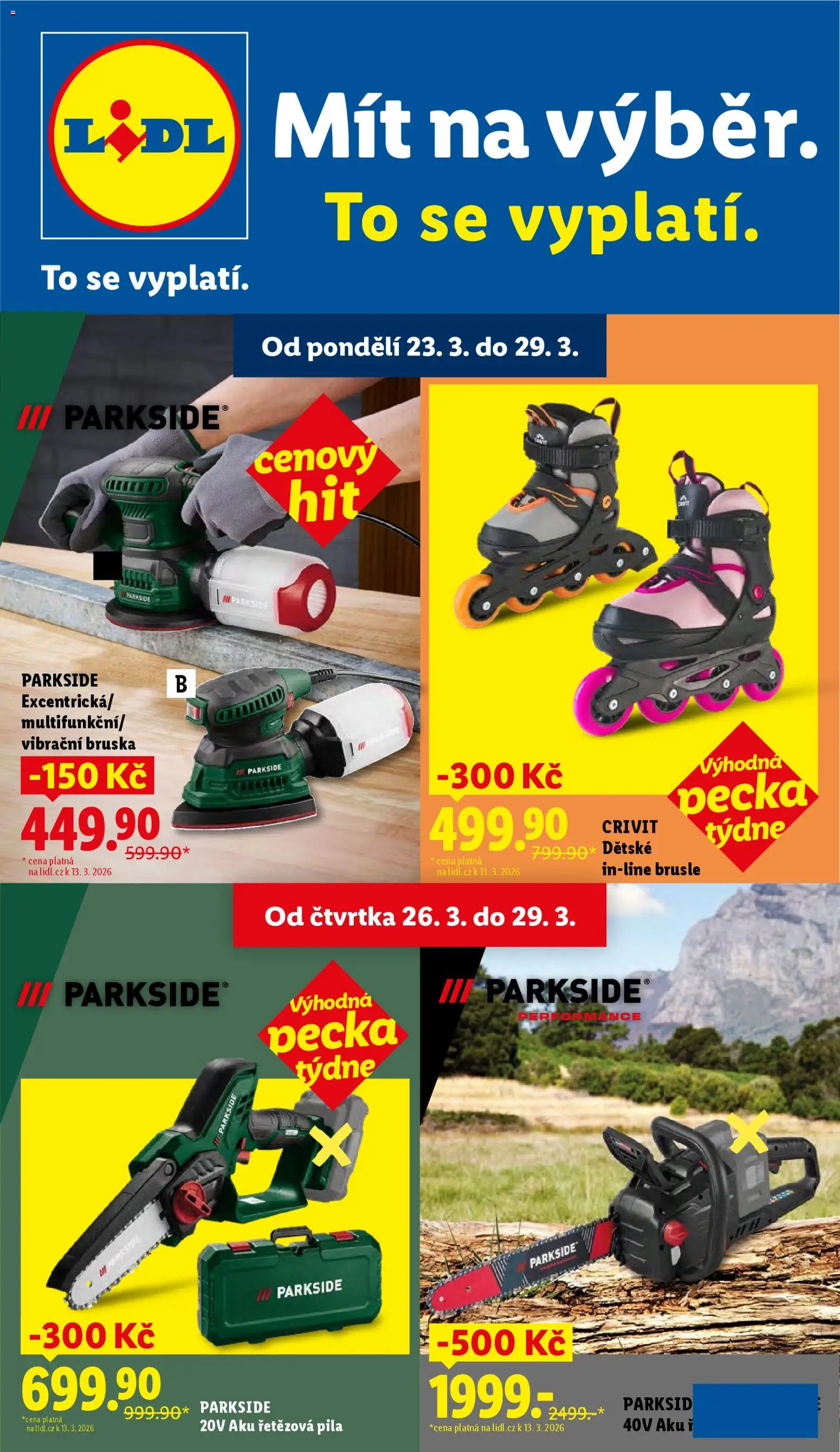 Náhled nabídky: Lidl Lidl leták - Spotřební zboží platný od 23.03.2026