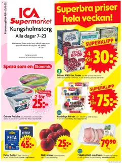 Förhandsgranska reklamblad Stockholm från butik ICA Supermarket gäller från 04/08/2025