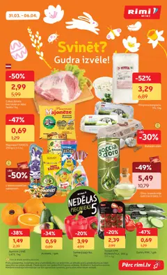 Skatīt Rimi akciju bukletu, derīgs no 31.03.2026.