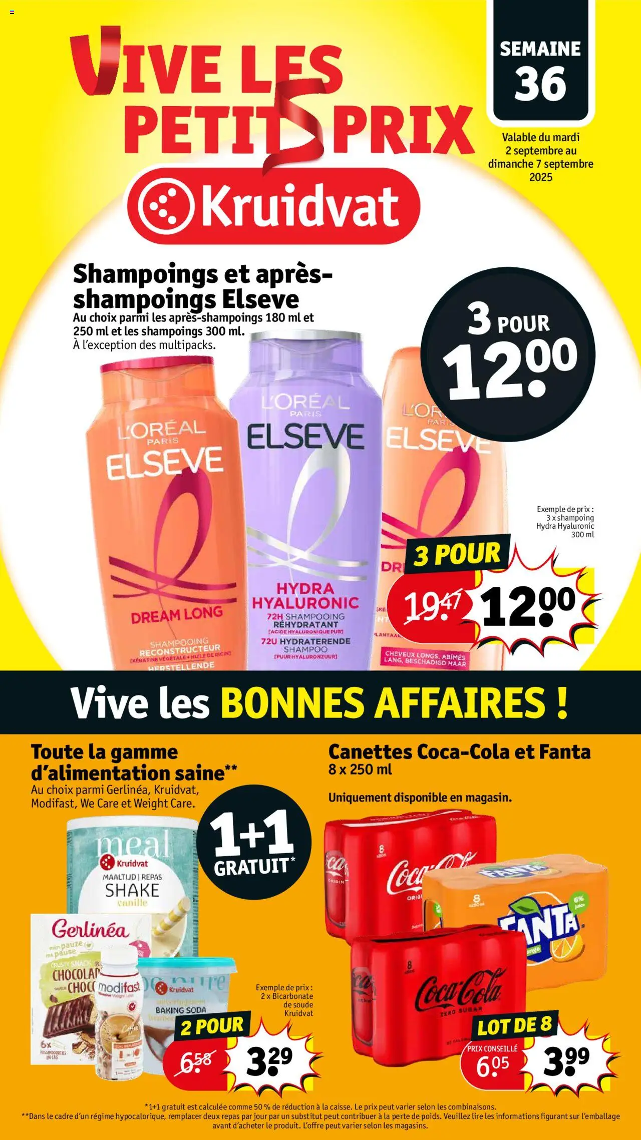 Kruidvat shop Folder de la semaine 36 geldig vanaf 02/09/2025 - Paginanummer 1