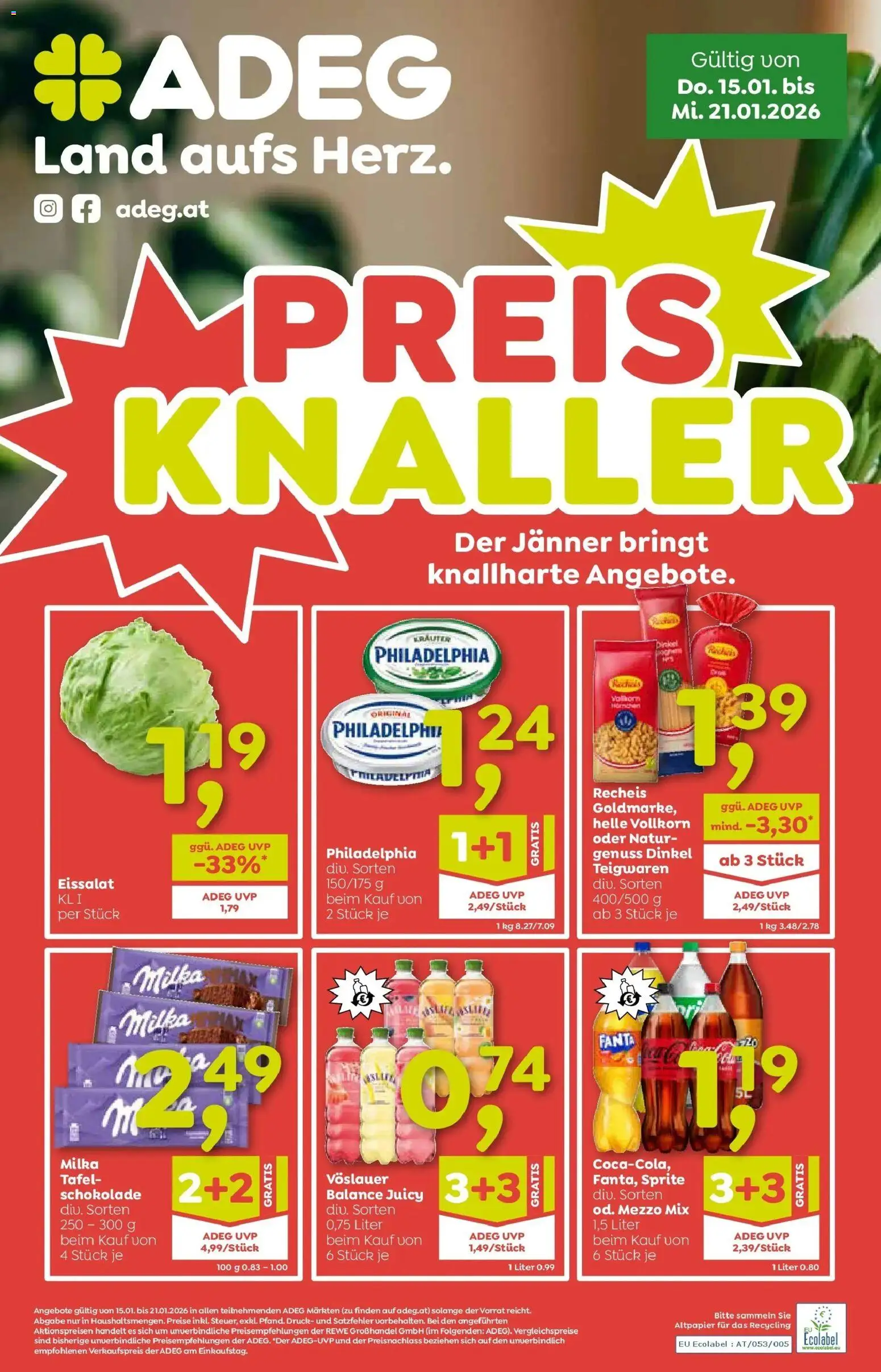 Vorschau der Angebote: ADEG Sonntag, Laterns gültig ab 15.01.2026