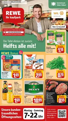 Vorschau von dem Prospekt des Geschäftes Rewe, gültig ab dem 22.02.2026