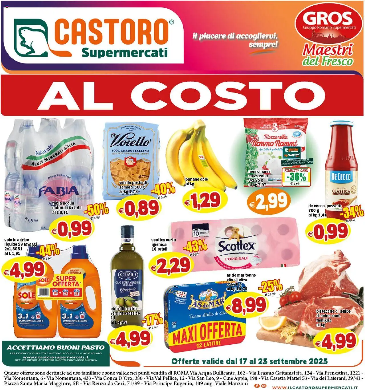 Volantino Il Castoro valido da 17/09/2025 numero di pagina 1