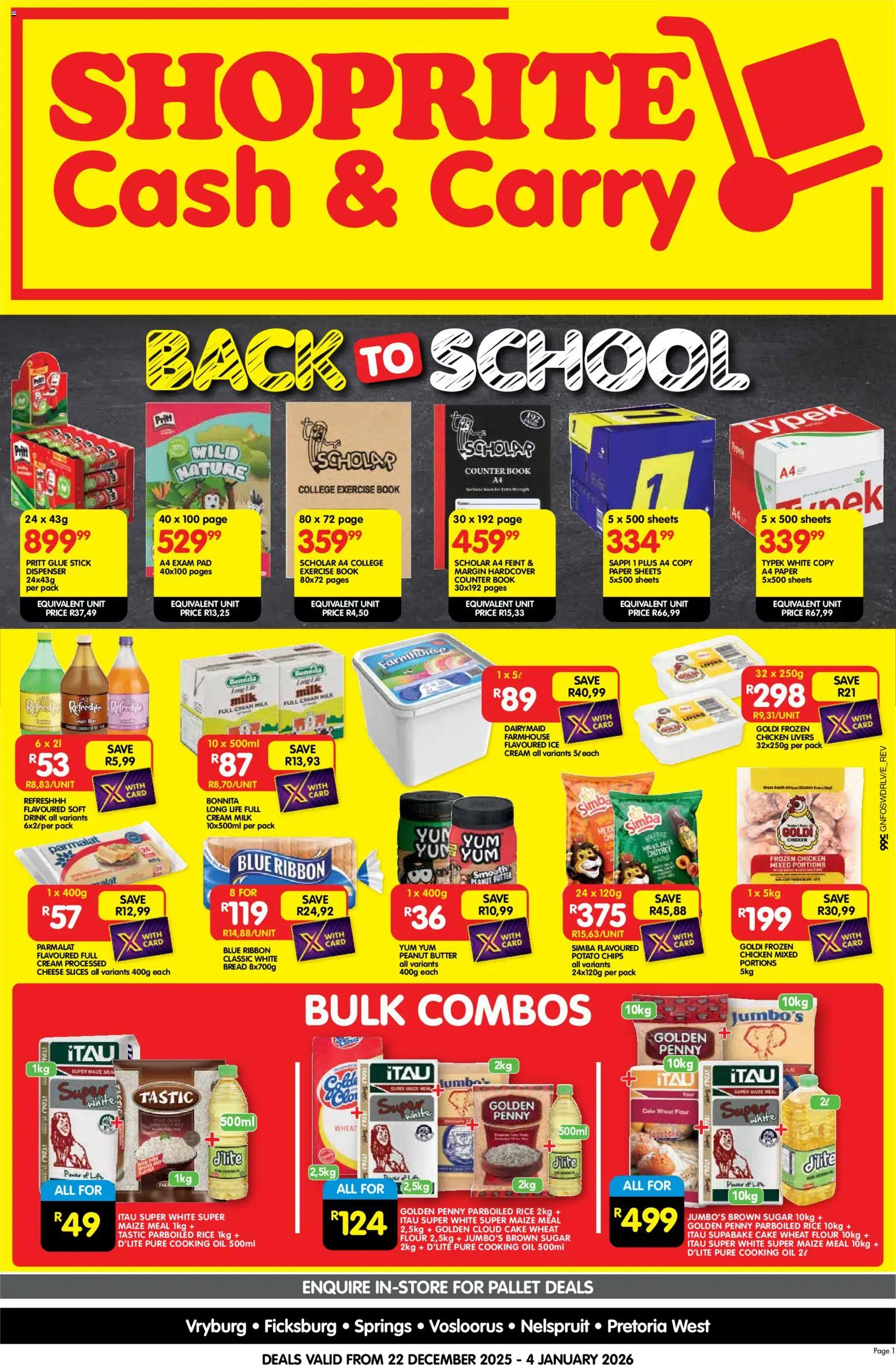 Preview of Shoprite flyer valid from 22/12/2025