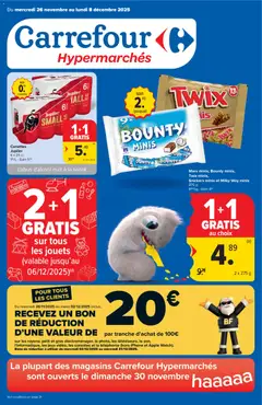 Voorbeeld van Folder de la semaine 48 van winkel Carrefour geldig vanaf 26/11/2025