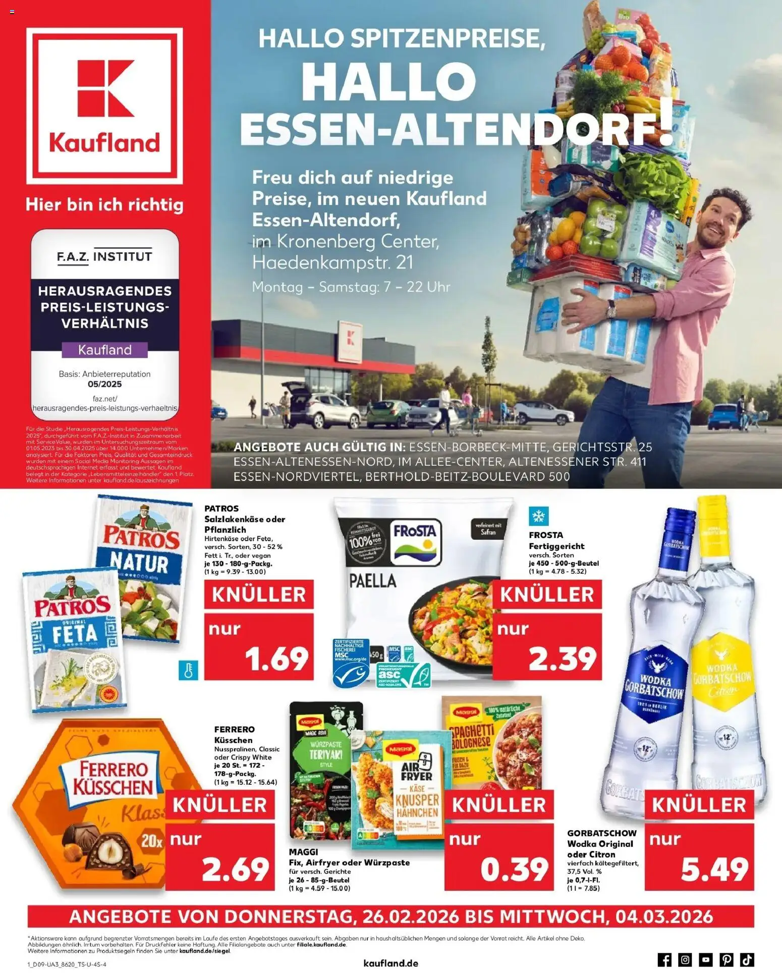 Vorschau von dem Prospekt des Geschäftes Kaufland, gültig ab dem 26.02.2026