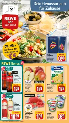 Vorschau von dem Prospekt des Geschäftes Rewe, gültig ab dem 01.03.2026