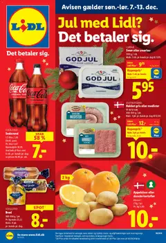 Eksempel på tilbudsavis Tilbudsavis fra butik Lidl gyldig fra 07/12/2025