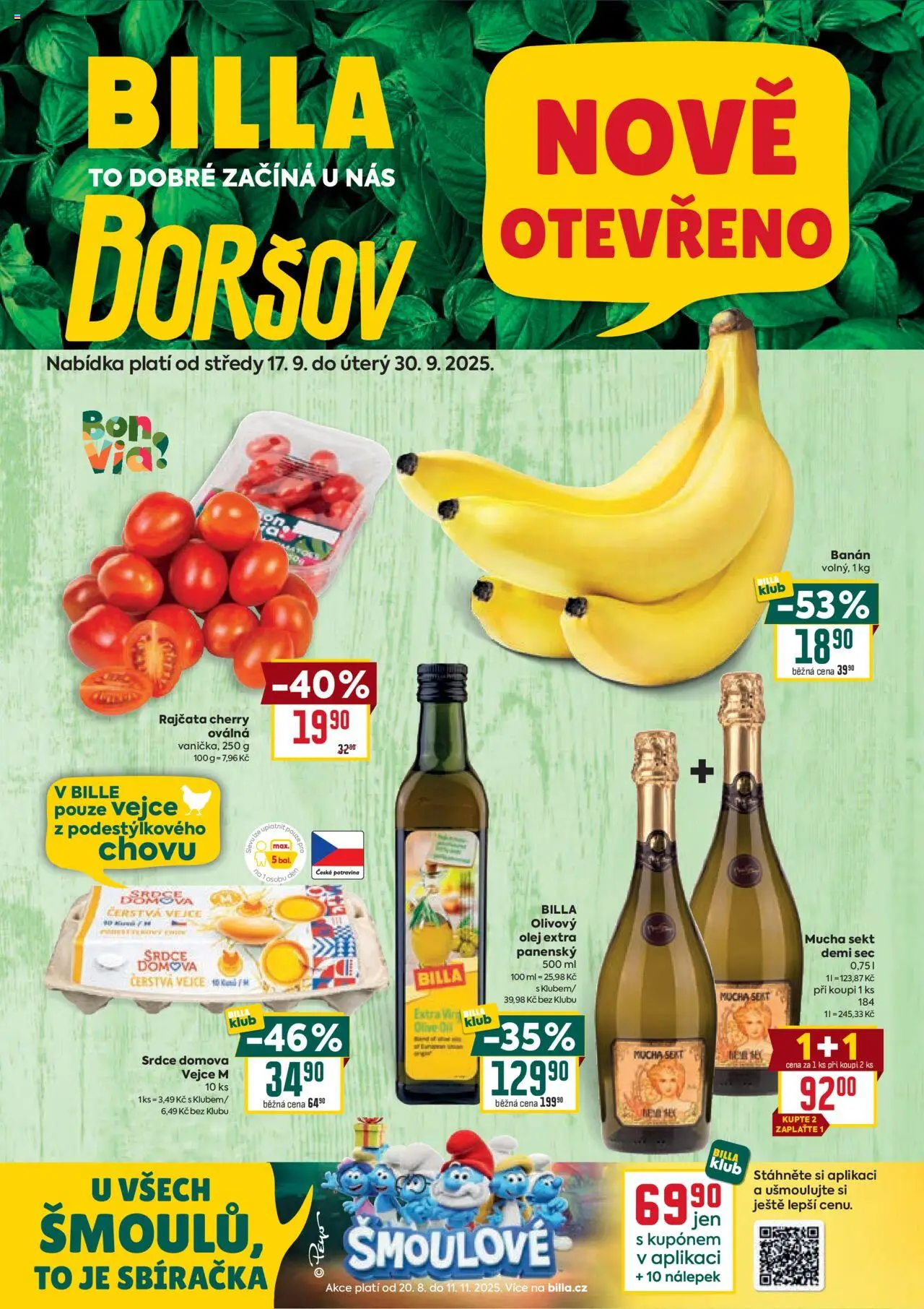  BILLA leták již od 17.09.2025 » Akční "Leták - Speciál: Boršov"