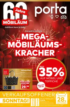 Vorschau von dem Prospekt des Geschäftes Porta!, gültig ab dem 21.09.2025