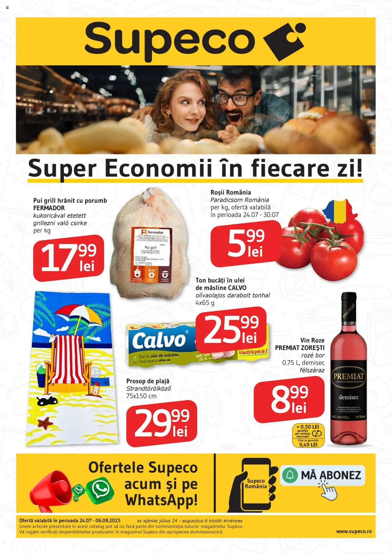 Supeco Catalog Bilingv de la 24.07.2025 - Pagină 1