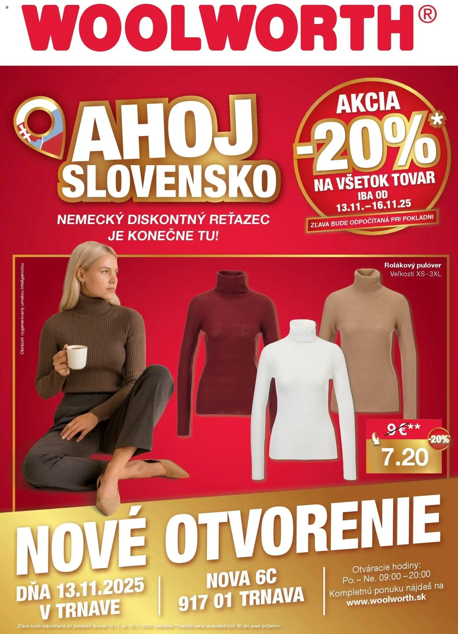 Náhľad Woolworth letáku platného od 06.11.2025