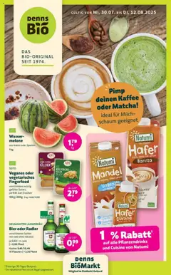 Vorschau von dem Prospekt des Geschäftes Denns BioMarkt, gültig ab dem 30.07.2025