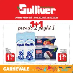 Anteprima dell'opuscolo Attuale volantino dal negozio Gulliver valido da 13/02/2026