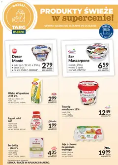 Pogląd gazetki "Oferta świeża w super cenach" ze sklepu Makro ważnej od 15.12.2025