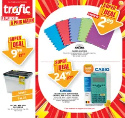 Prévisualisation de Publicité du magasin Trafic formulaire valide 27/08/2025