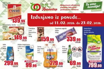 Pregled Metalac Proleter kataloga - važi od 11.02.2026