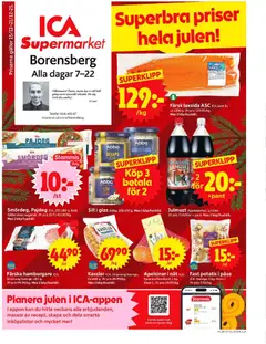Förhandsgranska reklamblad Borensberg från butik ICA Supermarket gäller från 15/12/2025