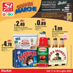 Anteprima dell'opuscolo Volantino Market dal negozio Sì con Te valido da 17/07/2025