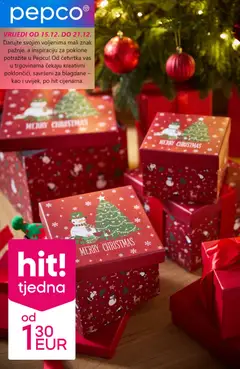 Pregled letka Katalog trgovine Pepco vrijedi od 15.12.2025